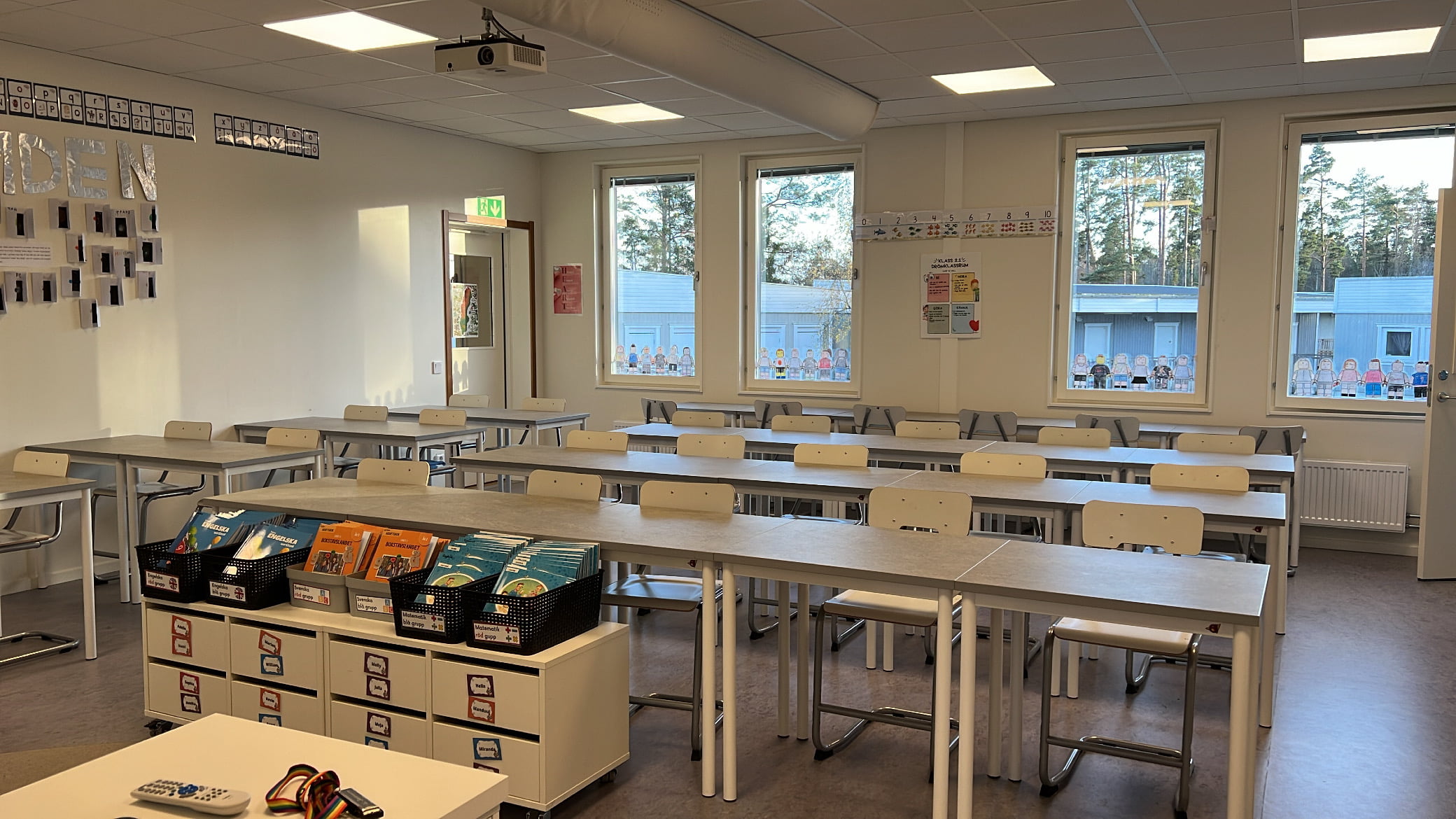Ett klassrum på Innovitaskolan Rudan.